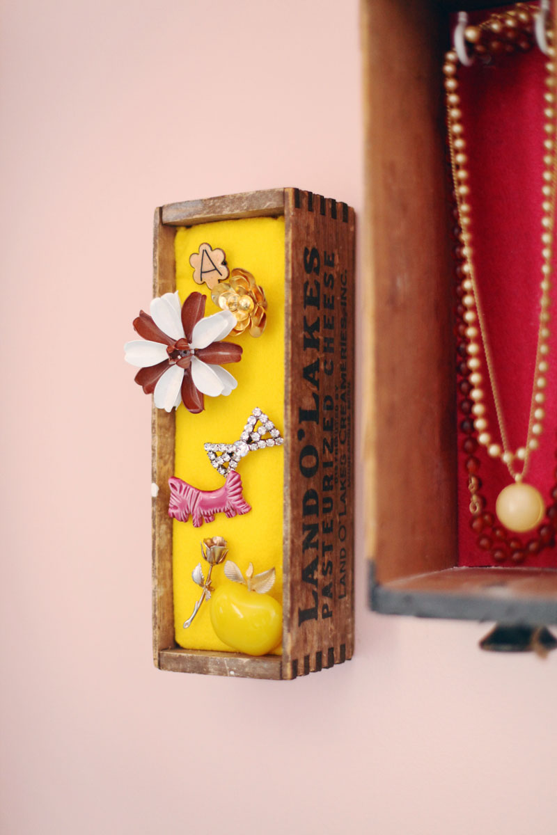 Transform antique boxes into beautiful jewelry displays!
