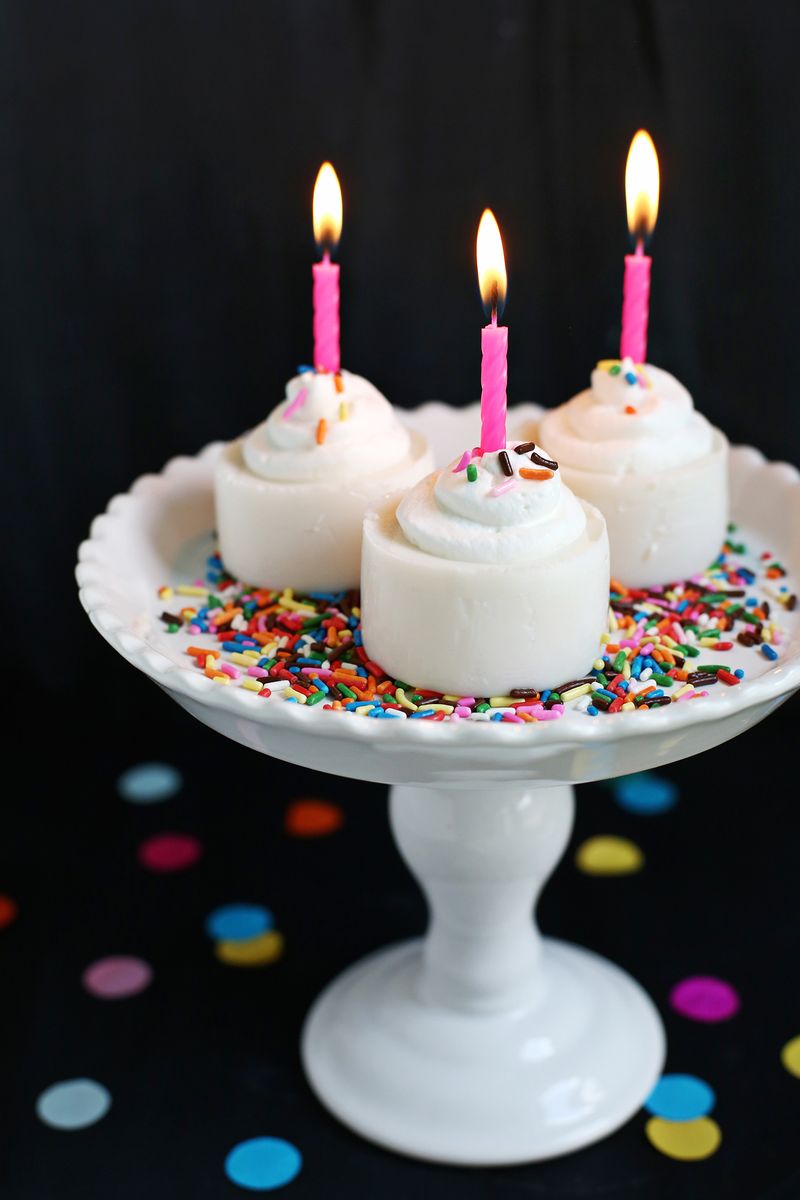 Birthday Cake Jello Shots - A Beautiful Mess