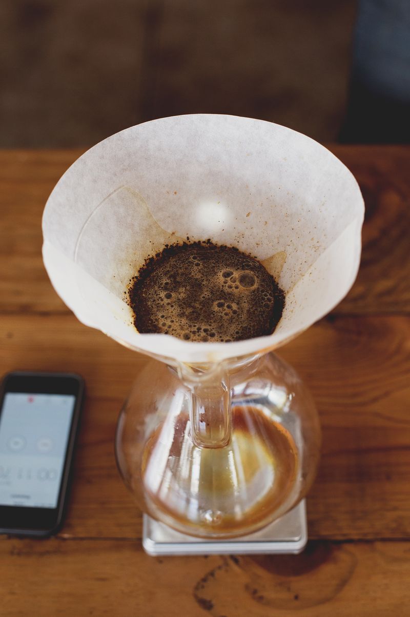 How to brew with a chemex.    