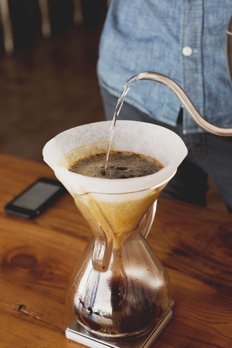 How to brew with a chemex.   