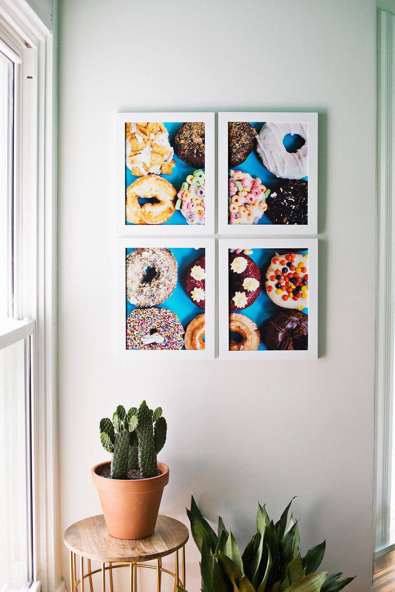 Print giant photo art at home! (click through for tutorial)       