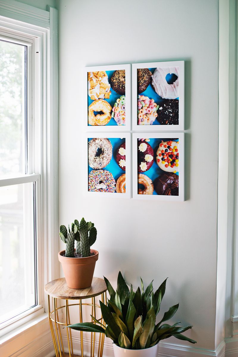 Print giant photo art at home! (click through for tutorial)      