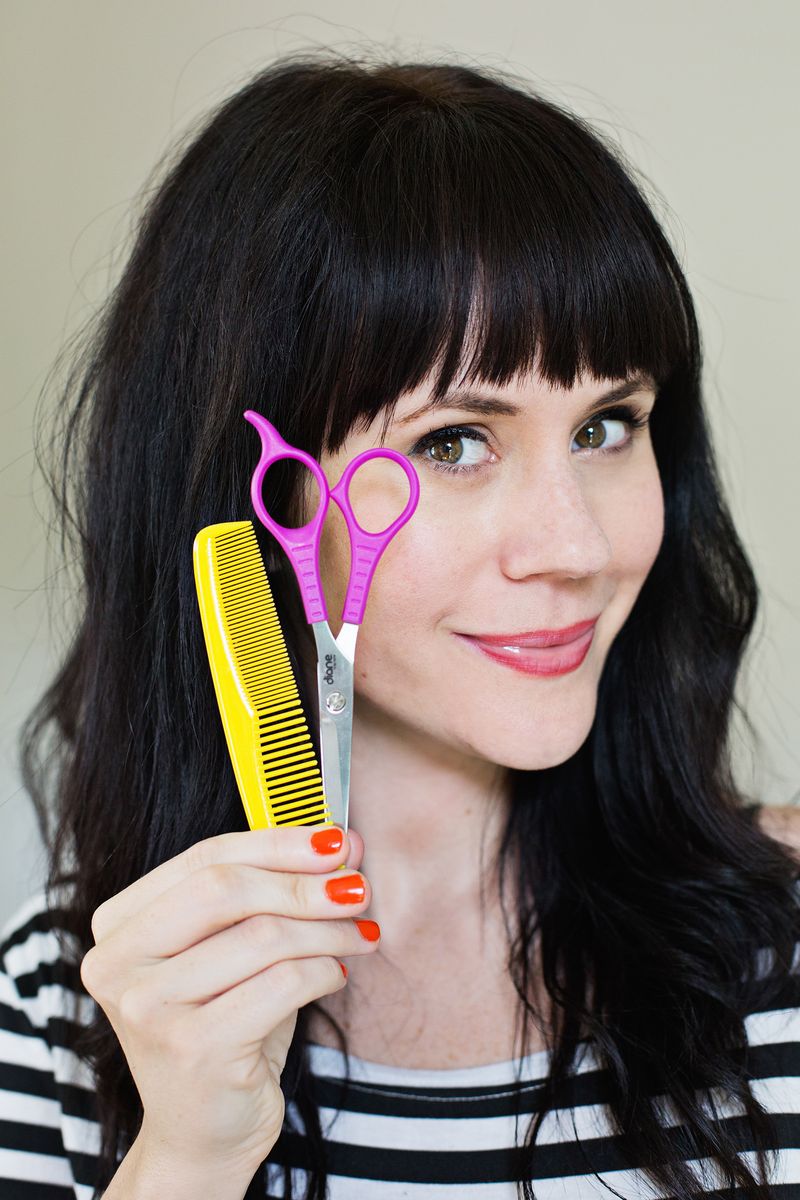 Tips for trimming your bangs at home