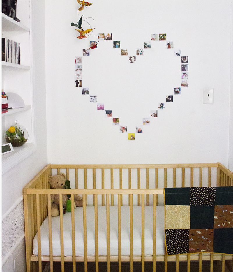 Instagram picture heart display (click through for tutorial!)