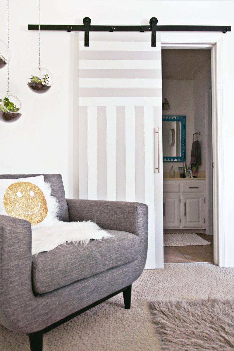 Sliding Door Solution For Small Spaces A Beautiful Mess