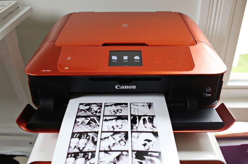 An orange printer!