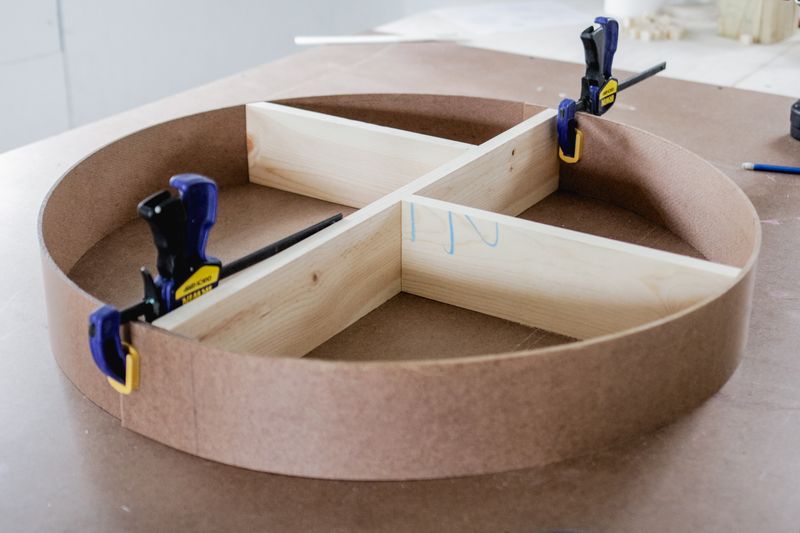 Hoop shelf (click to learn how easy it is to make)