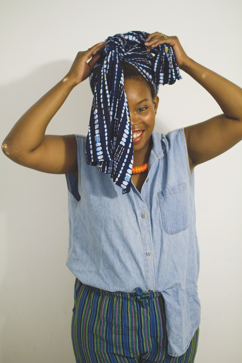 So cute! How to style a headwrap (click through for tutorial)       