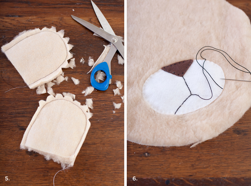 Make a quilted animal play mat- step by step instructions and photos