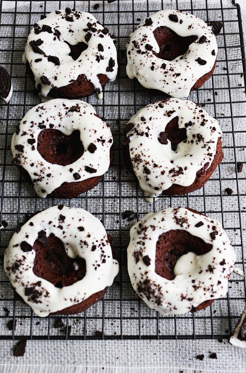 Cookies and Cream Baked Donuts (via abeautifulmess.com) 
