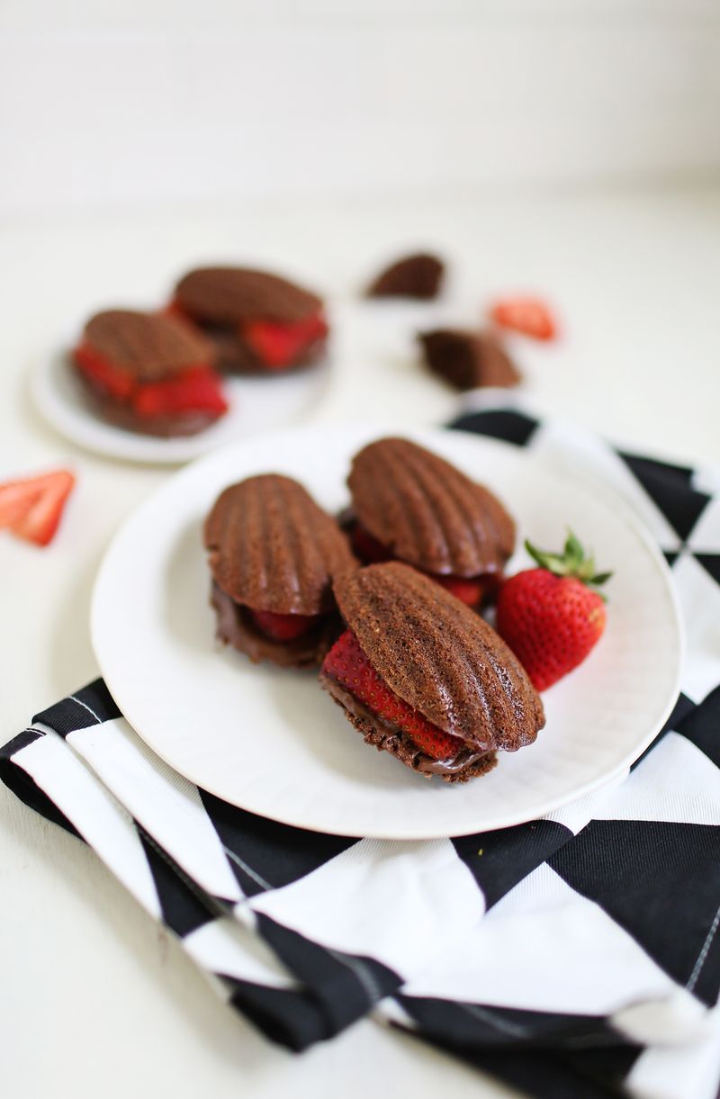 Chocolate Madeleine Cookies (via abeautifulmess.com)