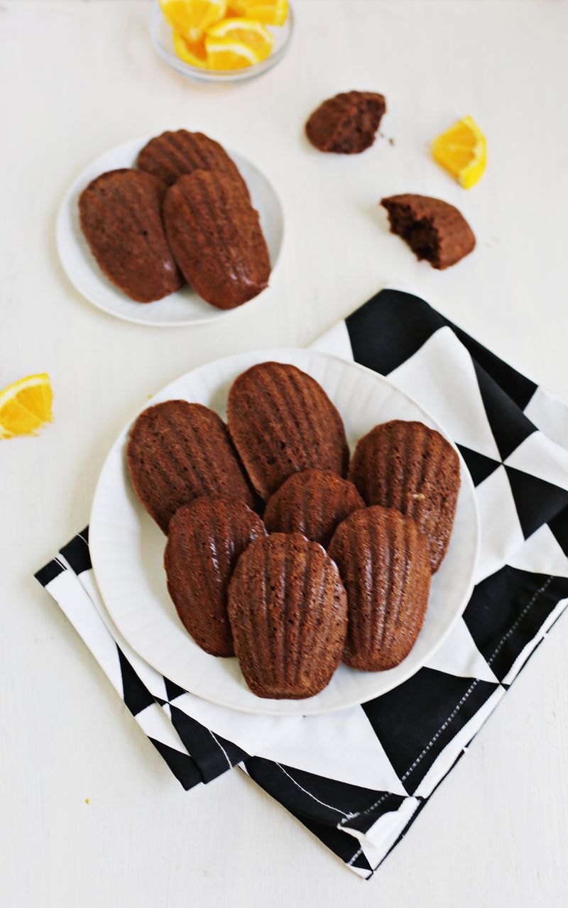 Chocolate Orange Madeleine Cookies (via abeautifulmess.com) 