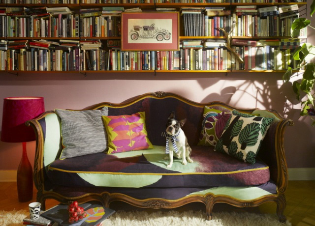 Marimekko covered sofa