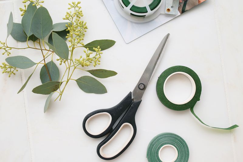 How to make eucalyptus hair wreaths 