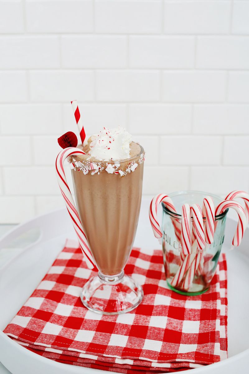 Peppermint Mocha (Spiked) Milkshake Recipe (sooooo yum)