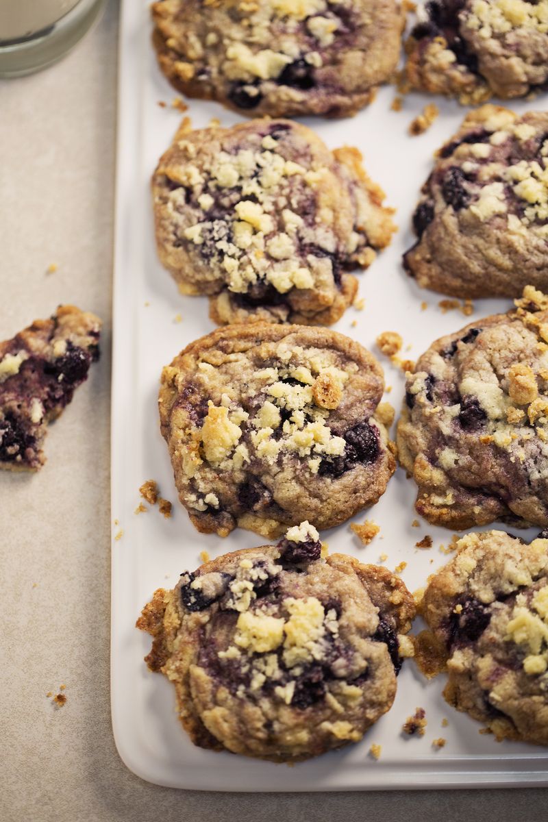 Blueberry muffin cookies (via abeautifulmess.com)