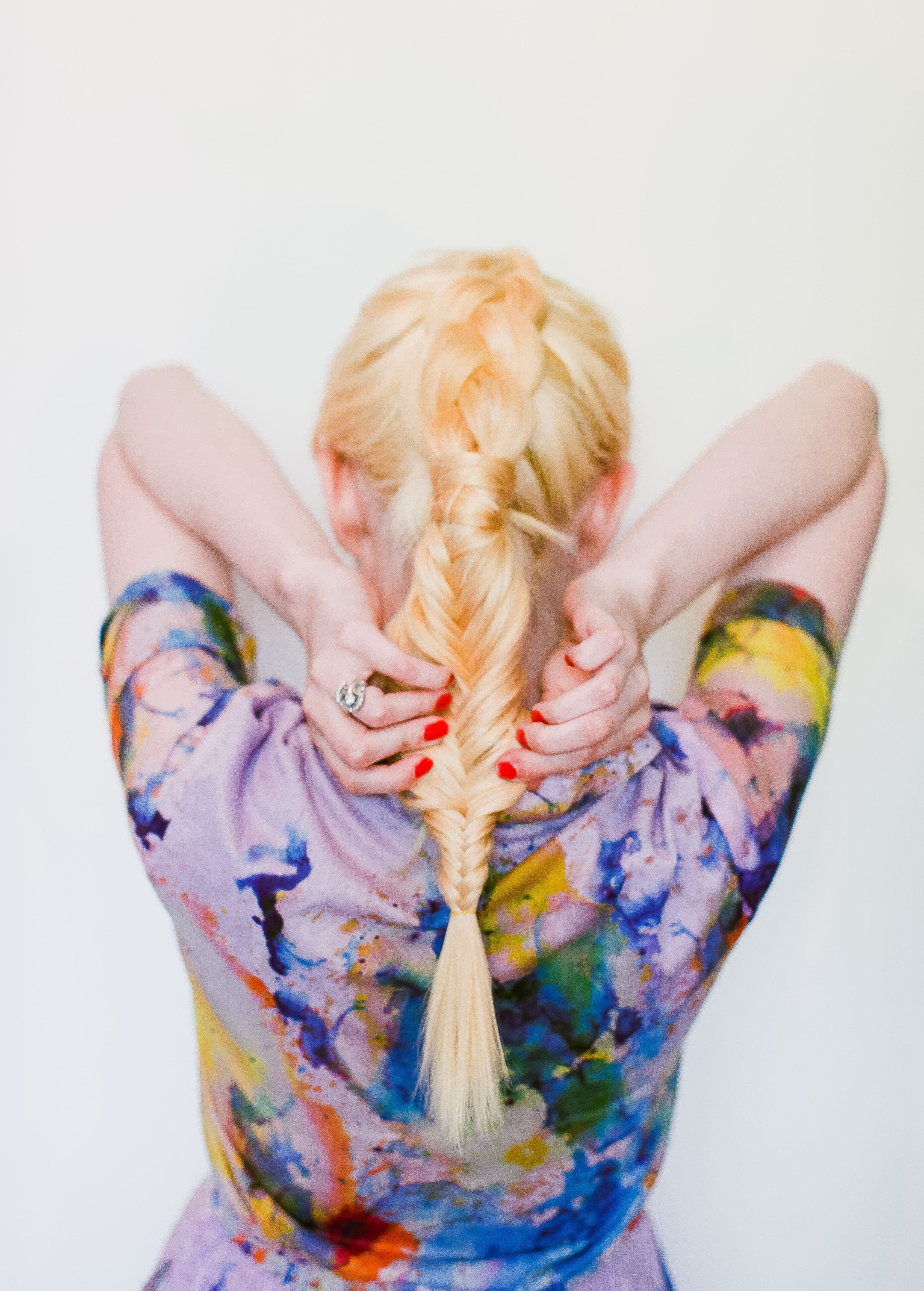 Summer mixed texture braid (click-through for the full tutorial)
