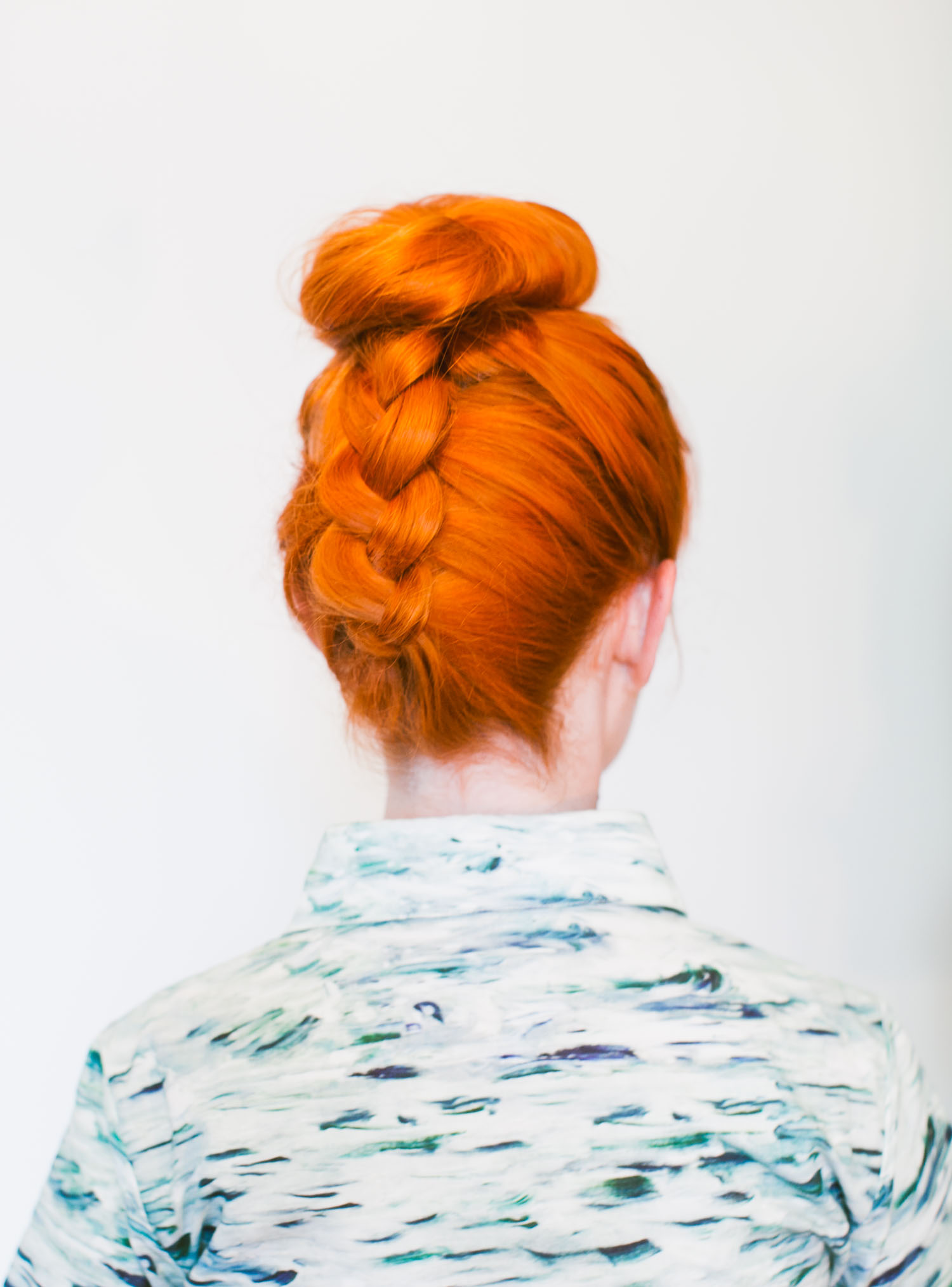 Braided top knot (click-through for the full tutorial)