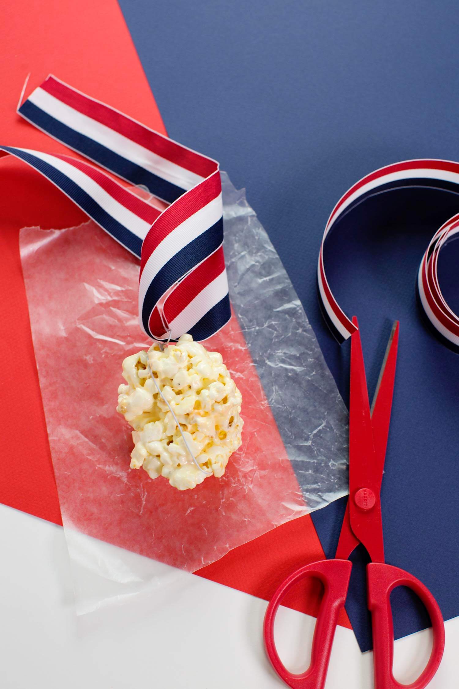 Diy olypmic medal popcorn balls 