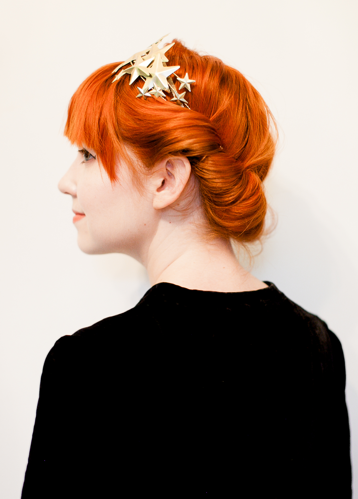 Easy rolled updo (click-through for the full tutorial)