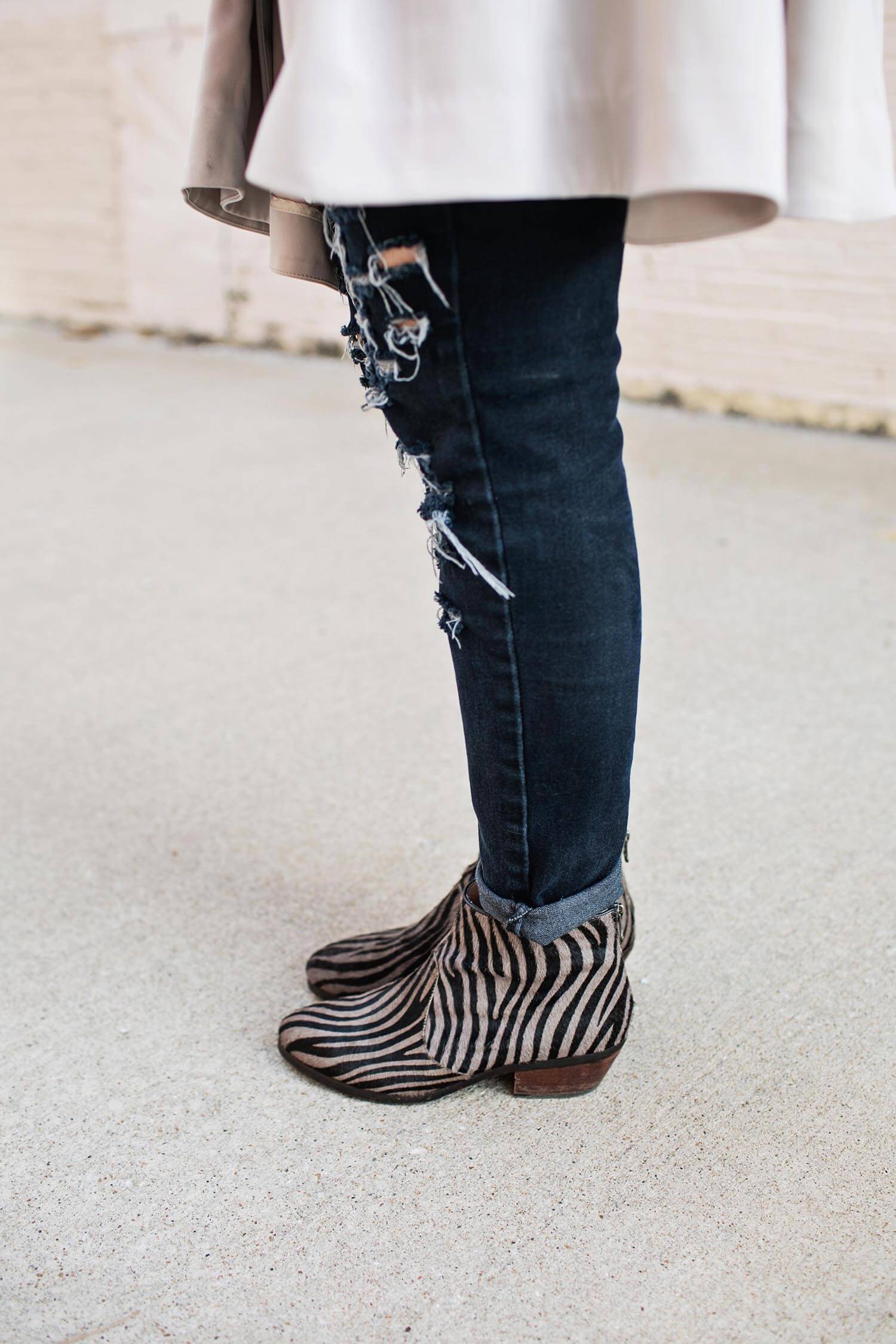 Zebra boots