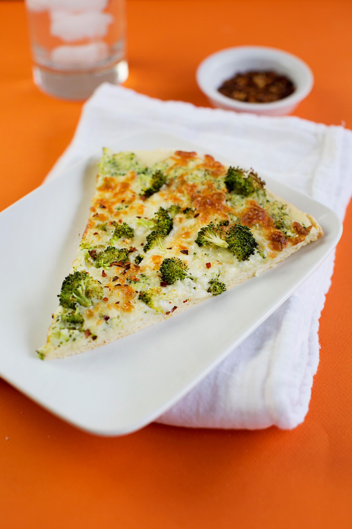 Creamy Double Broccoli Pizza (via abeautifulmess.com) 
