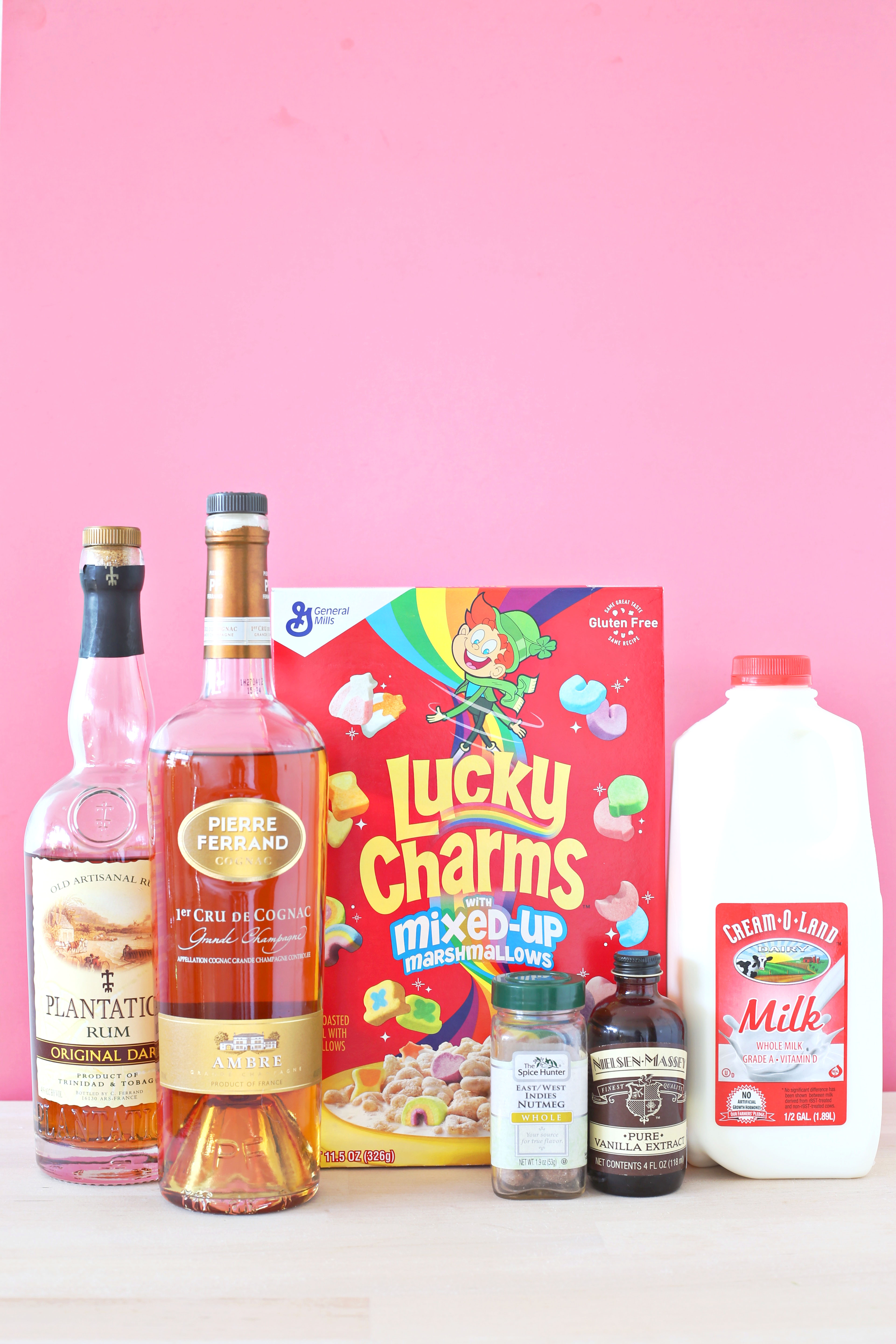 Lucky Charms Cereal Milk Punch (click through for recipe) 