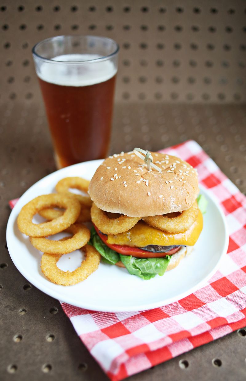 Portobello beer burger (click through for recipe) 
