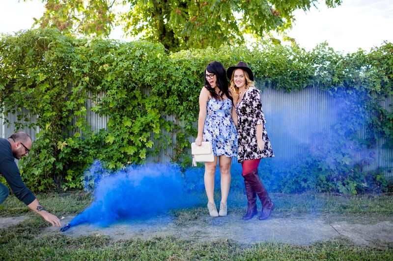 Behind the scenes of playing with smoke bombs