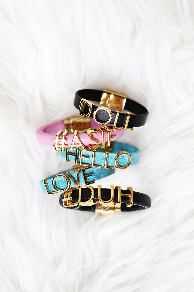 Have to make these! Easy phrase bracelets (click through for tutorial) 