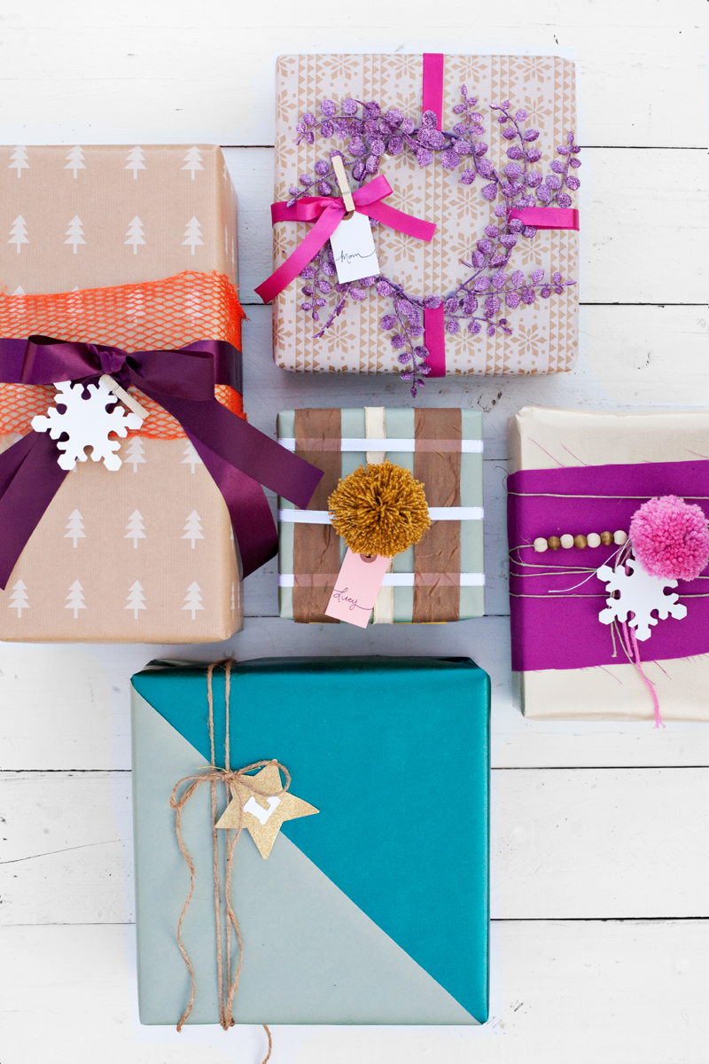 Creative ways to decorate gifts using scraps from your craft supplies