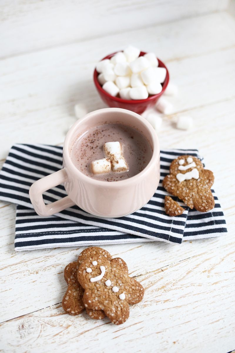 Gingerbread Hot Chocolate—Yes Please! (click through for tutorial) 