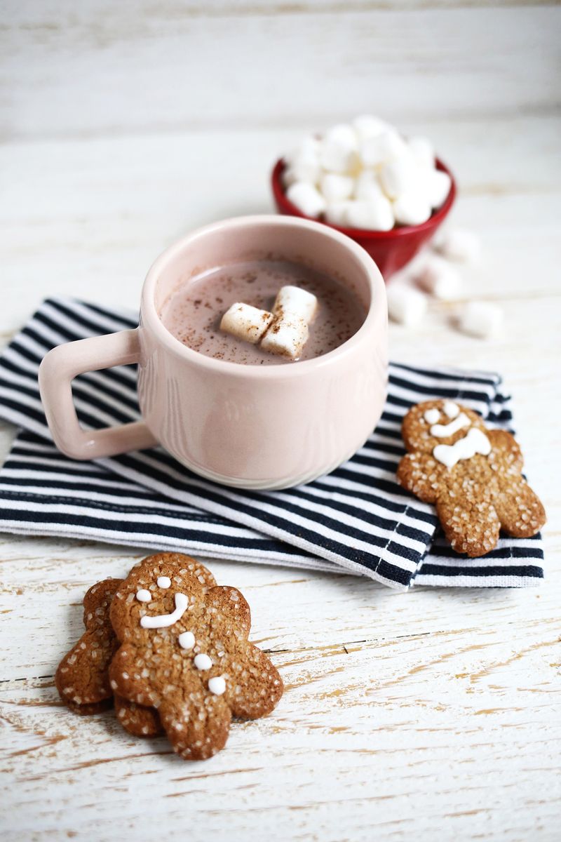 Gingerbread Hot Chocolate—Yes Please! (click through for tutorial) 