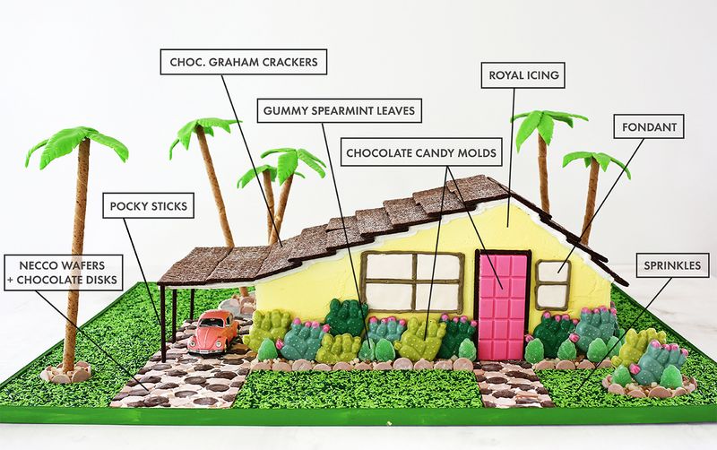 Palm Springs Gingerbread House (OMG!!) Click through for more pics! 