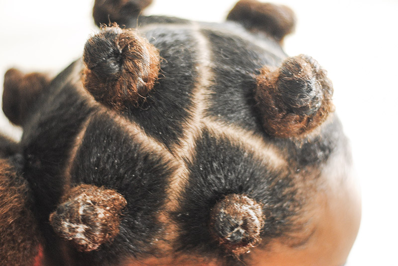 Easy Bantu Knots for All Hair Types! (click through for tutorial) 