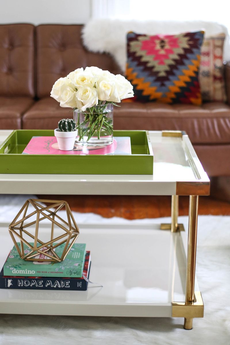 Styling A Coffee Table (3 Ways) via A Beautiful Mess