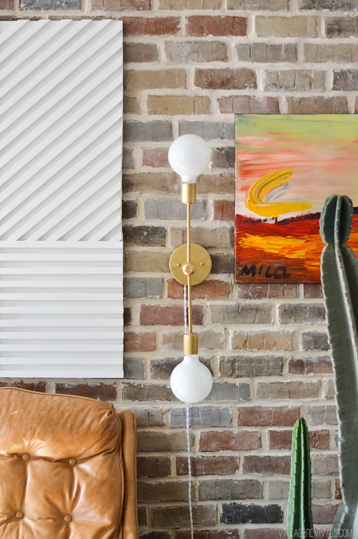 10 Awesome DIY Brass Light Fixtures! (click through for the complete list) 