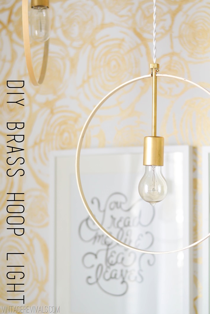 10 Awesome DIY Brass Light Fixtures! (click through for the complete list)       