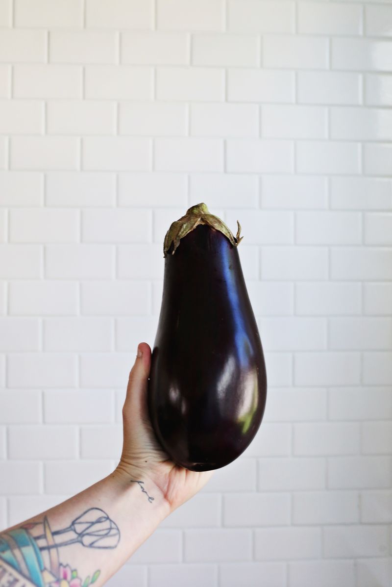 Real life eggplant emoji