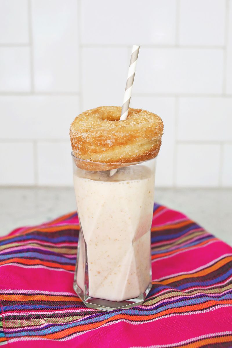 Omg! a donut milkshake! making this ASAP