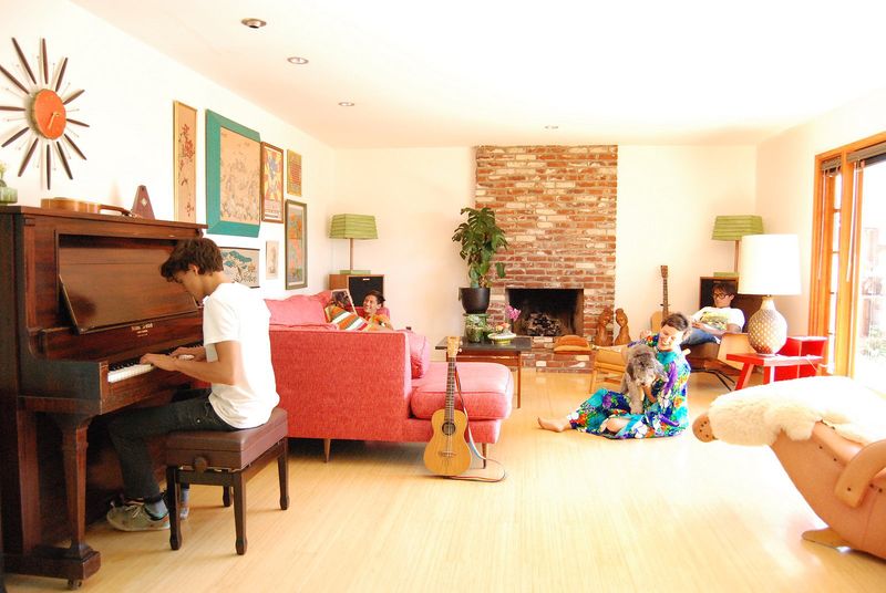 Living room via At Home with Kimi Encarnacion