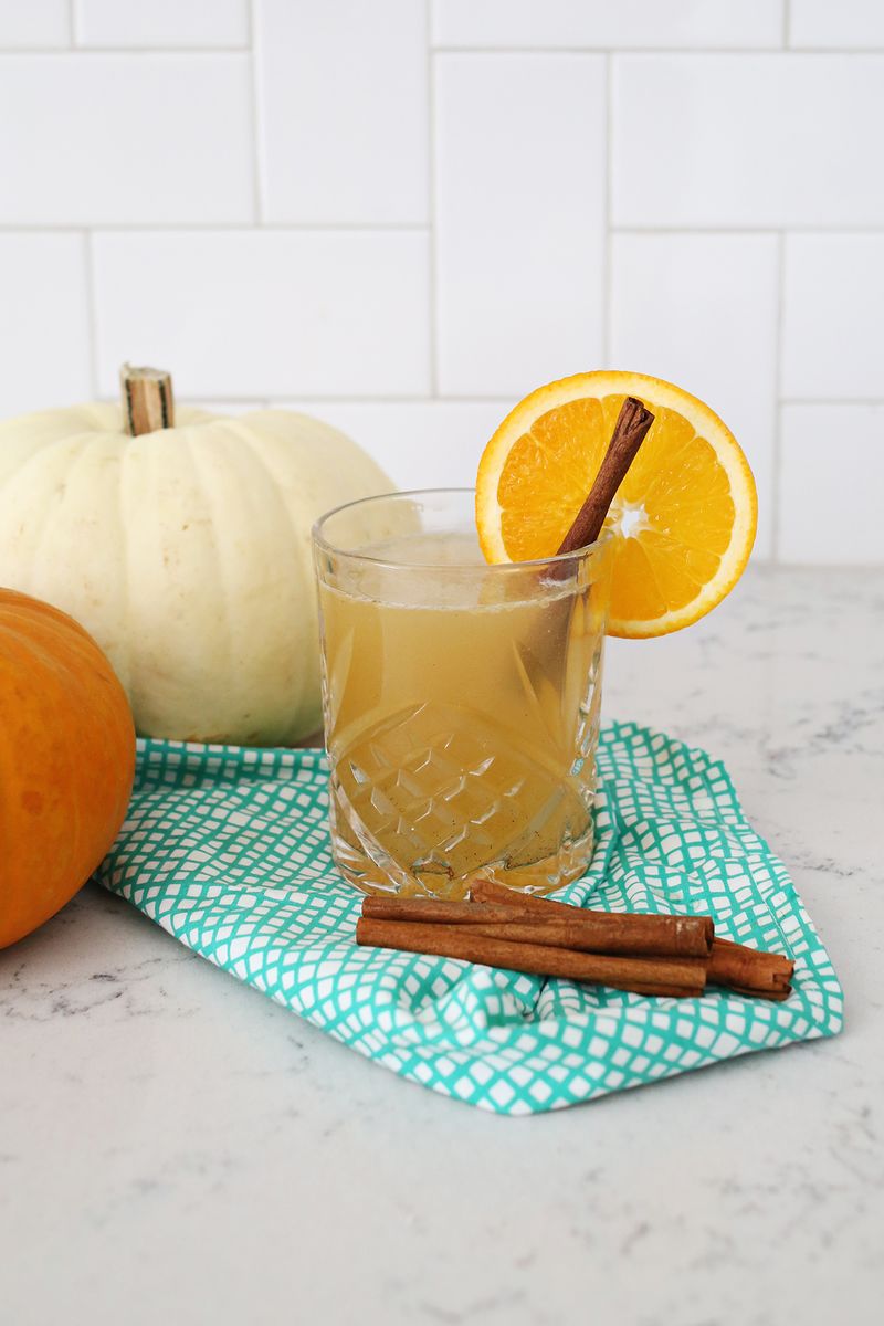 My favorite fall cocktail! Only four ingredients! 
