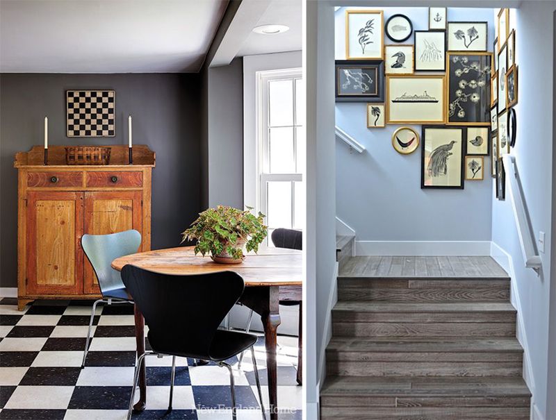 Interiors with elements inspired by New England Style