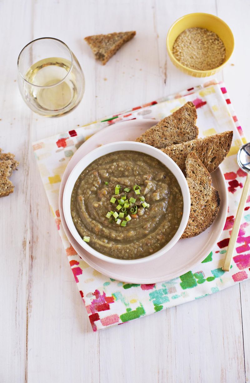 Easy split pea and lentil soup (via abeautifulmess.com) 