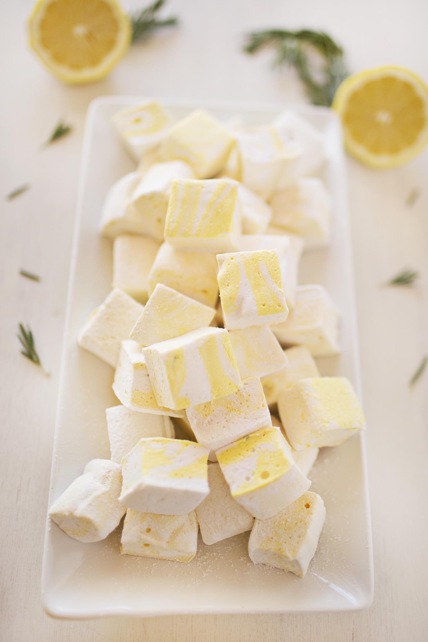 Lemon and Rosemary Marhmallows (via abeautifulmess.com) 