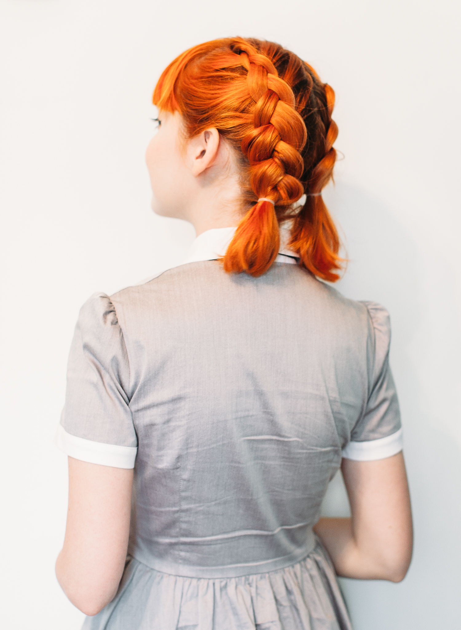 Double dutch pigtails for short hair (click-through for the full tutorial)