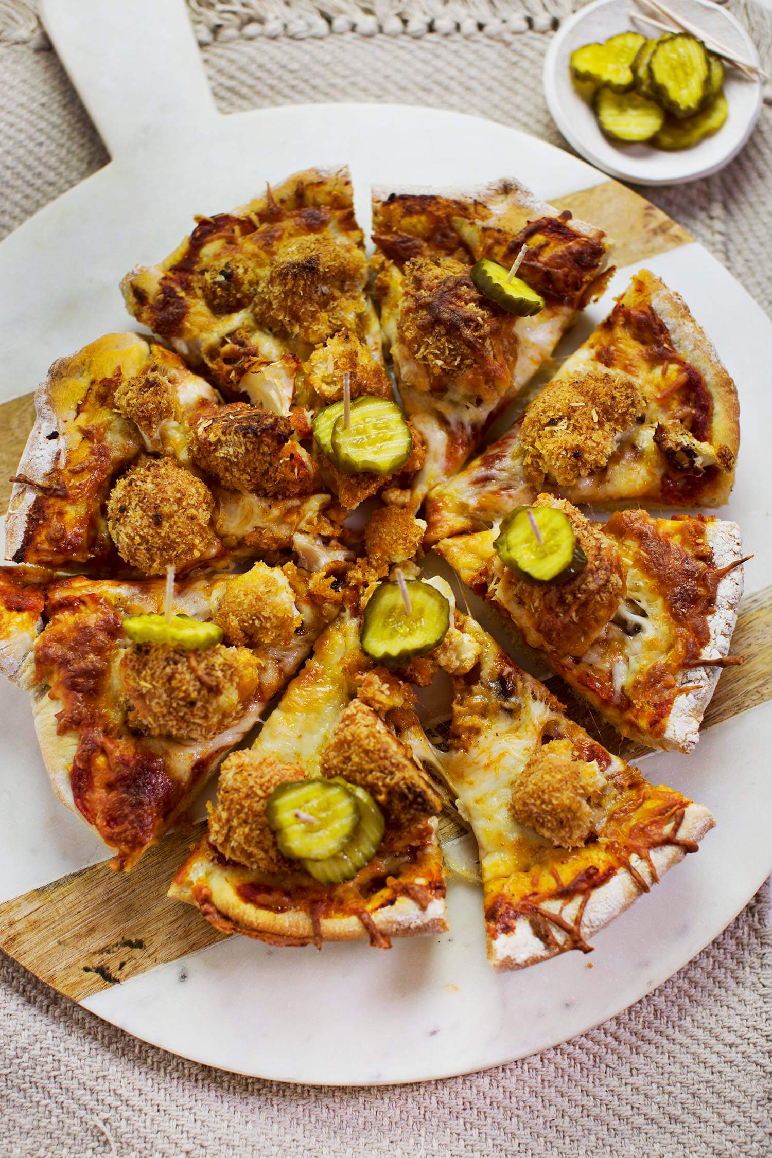 Hot Cauliflower Pizza (via abeautifulmess.com) 