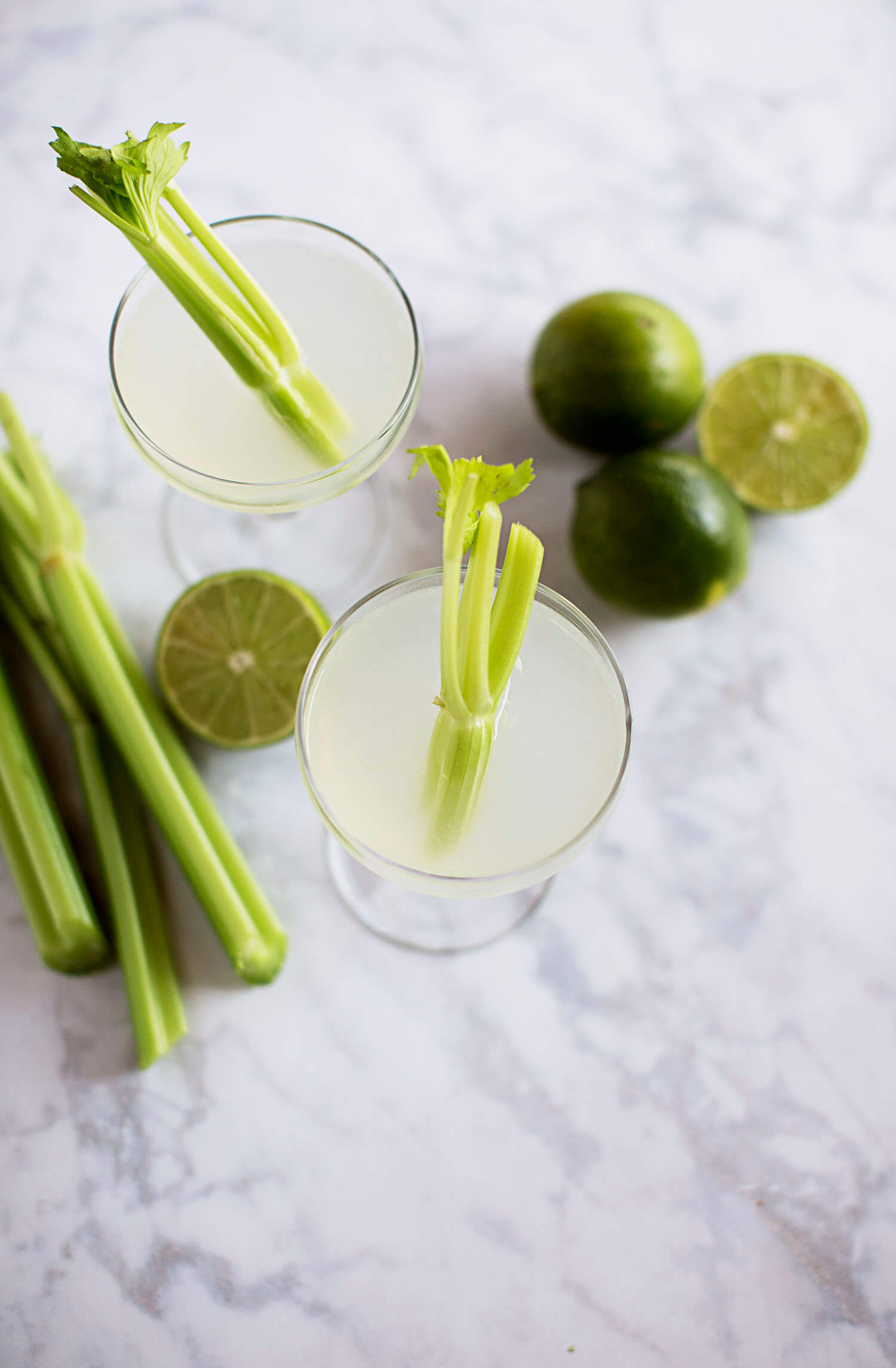 Celery and Lime Gimlet (via abeautifulmess.com) 