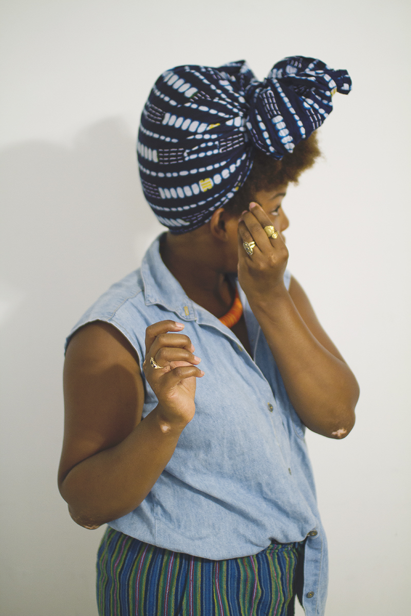 So cute! How to style a headwrap (click through for tutorial)     