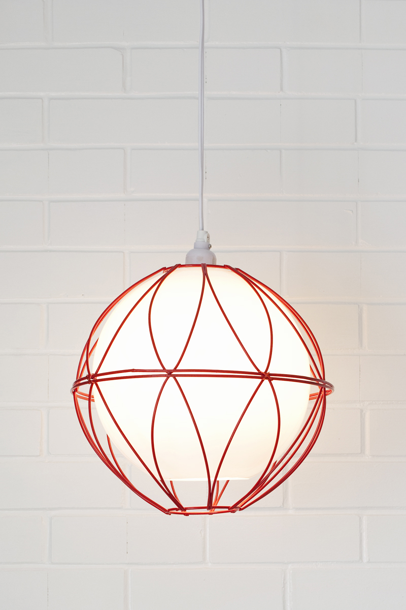 Wire basket pendant light— easy DIY with no wiring required!